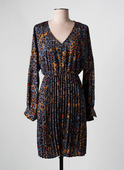 Rochie midi gri LOLA ESPELETA femeie