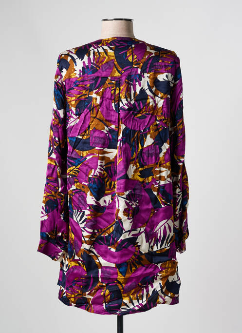 Rochie scurtă violet SIGNATURE femeie