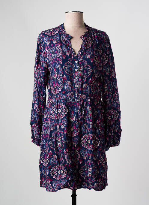 Rochie scurtă mâneci lungi mâneci lungi albastru C'EST BEAU LA VIE femme