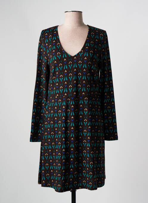 Rochie scurtă maro SURKANA femeie