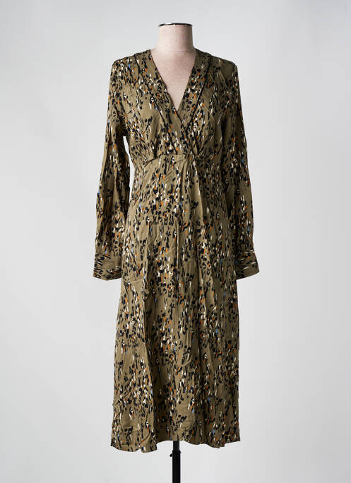 Rochie midi verde LOLA ESPELETA femeie