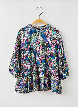 Rochie midi guler rotund mâneci lungi albastru MAYORAL fată