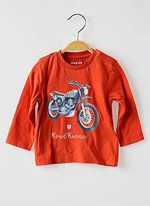 Tricou mâneci lungi mâneci lungi portocalie MAYORAL băiat