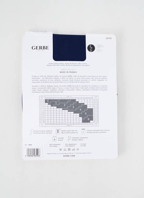 Colanți albastru GERBE femeie