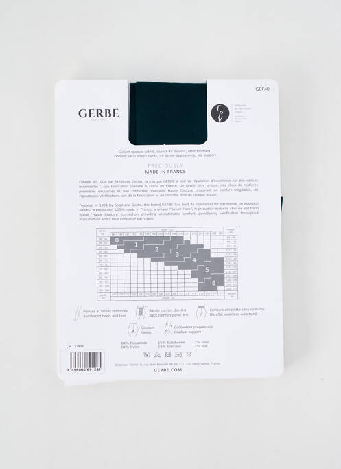 Colanți verde GERBE femeie