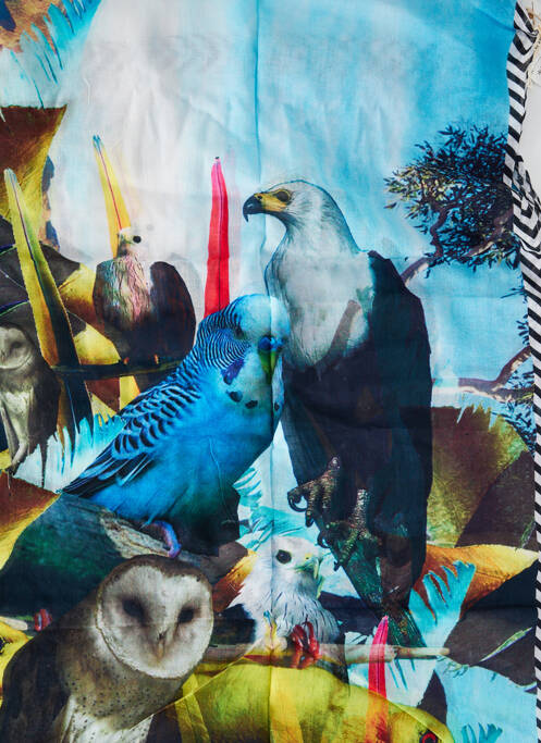 Eșarfă albastru BARTS femeie