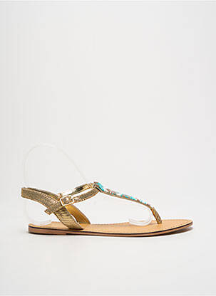 Șlapi auriu AMENAPIH femeie