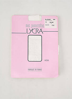 Colanți alb LYCRA ONLY BY DUPONT femeie