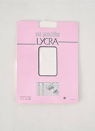Colanți elasticitate alb LYCRA ONLY BY DUPONT femeie