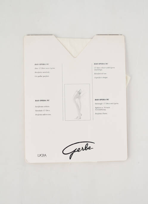 Colanți alb GERBE femeie