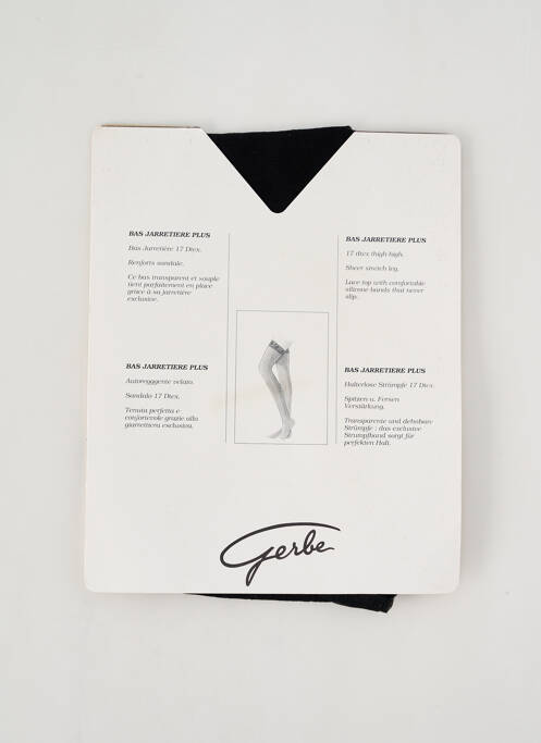 Colanți negru GERBE femeie