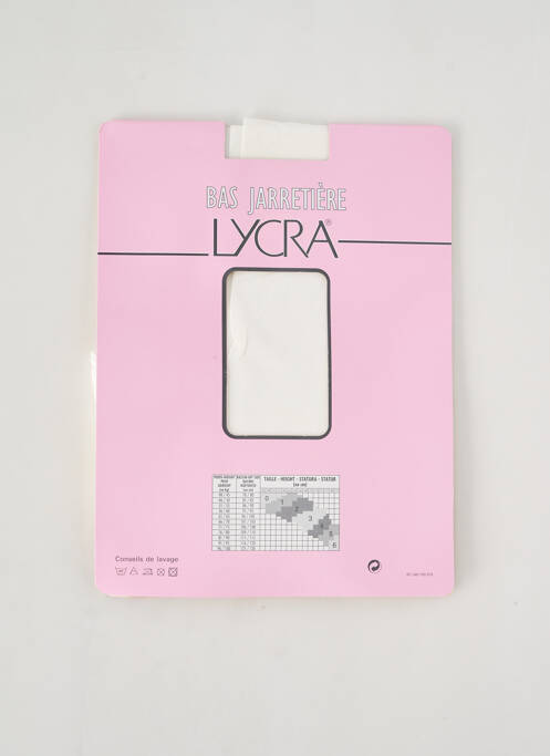 Colanți alb LYCRA ONLY BY DUPONT femeie