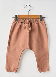 Pantalon drept talie elastică talie elastică maro BUHO enfant