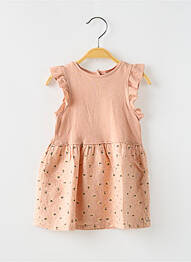 Rochie midi fără mâneci fără mâneci roz BUHO fille