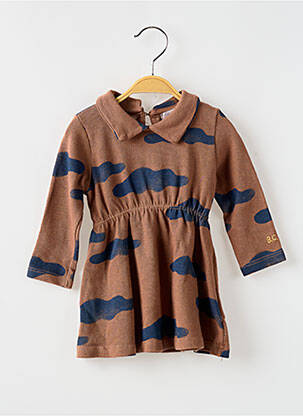 Rochie midi maro BOBO CHOSES fată