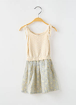 Rochie midi bej BUHO fată