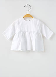 Bluză mâneci lungi mâneci lungi alb PEQUENO TOCON fille