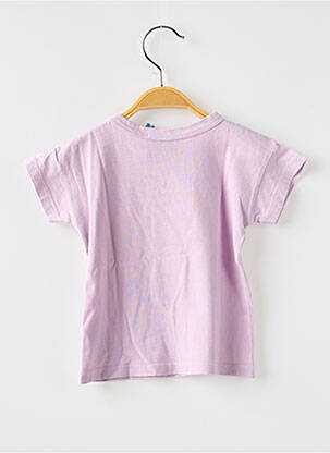 Tricou croială dreaptă mâneci scurte violet BOBO CHOSES fată