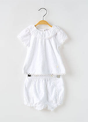 Set șort alb PATACHOU fată