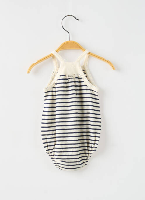 Salopetă pentru bebeluși negru BUHO fată