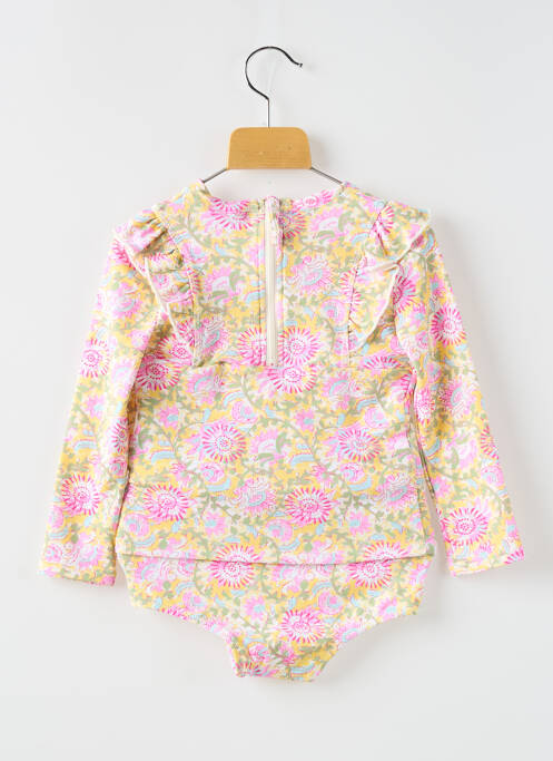 Costum de baie din două piese galben LOUISE MISHA fată