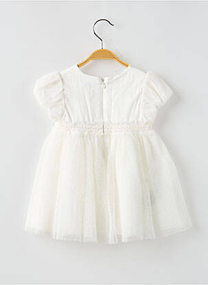 Rochie midi mâneci scurte mâneci scurte alb MAYORAL fată