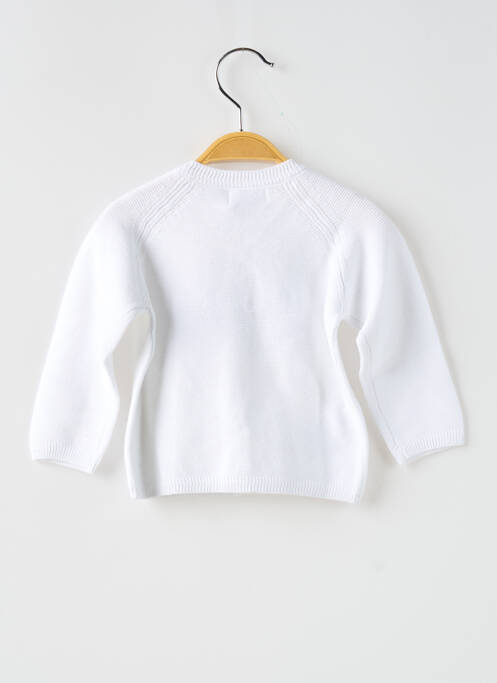 Vestă cu mâneci lungi alb MAYORAL fată