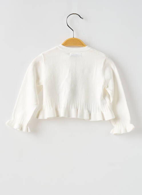 Vestă cu mâneci lungi alb MAYORAL fată