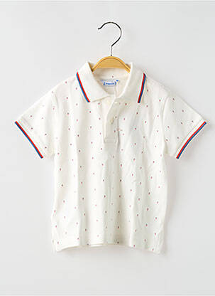 Polo alb MAYORAL băiat