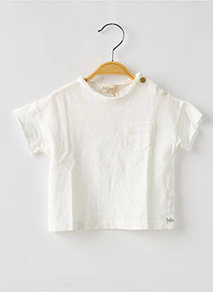 Tricou alb BUHO băiat