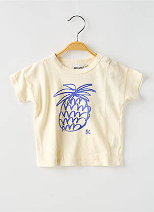 Tricou imprimeu fantezie mâneci scurte bej BOBO CHOSES băiat