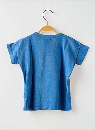 Tricou croială dreaptă mâneci scurte albastru BOBO CHOSES băiat
