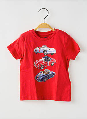 Tricou croială dreaptă mâneci scurte roșu MAYORAL băiat