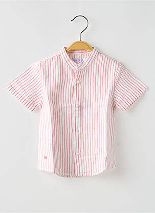 Cămașă cu mâneci scurte alb MAYORAL băiat