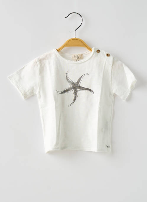 Tricou alb BUHO băiat