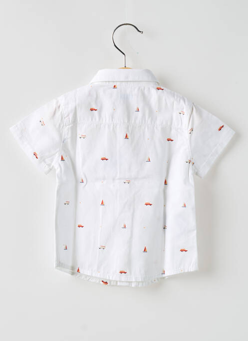 Cămașă cu mâneci scurte alb MAYORAL băiat