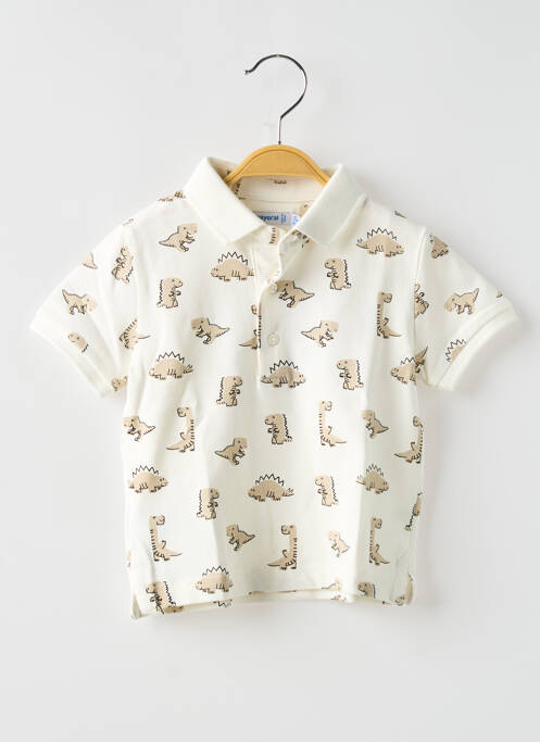 Tricou alb MAYORAL băiat