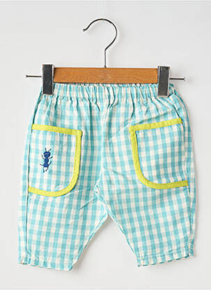 Pantalon drept buzunare talie elastică albastru BOBO CHOSES copil