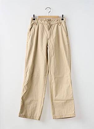 Pantalon drept bej BELLEROSE fată