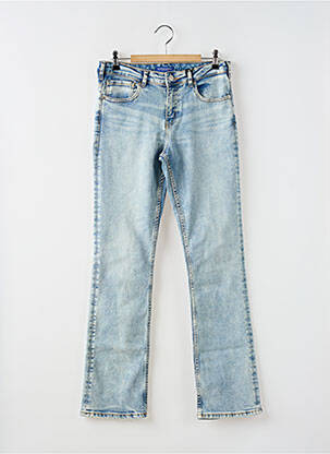 Blugi cu croială slim buzunare albastru SCOTCH & SODA fată