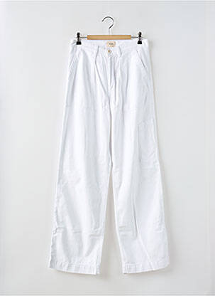 Pantalon evazat alb BELLEROSE femeie