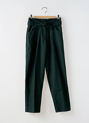 Pantalon drept verde SCOTCH & SODA fată