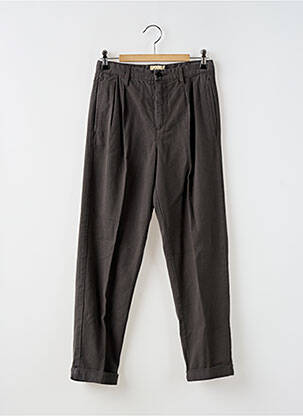 Pantalon drept gri BELLEROSE fată