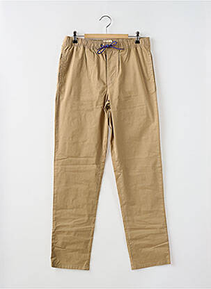 Pantalon drept croială dreaptă talie elastică bej BELLEROSE băiat