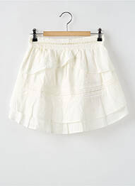 Fustă scurtă croială evazată alb SCOTCH & SODA fille