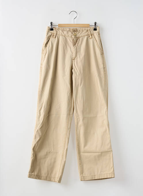 Pantalon drept bej BELLEROSE fată