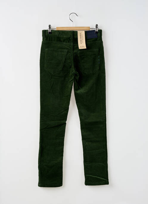 Pantalon slim verde SCOTCH & SODA fată