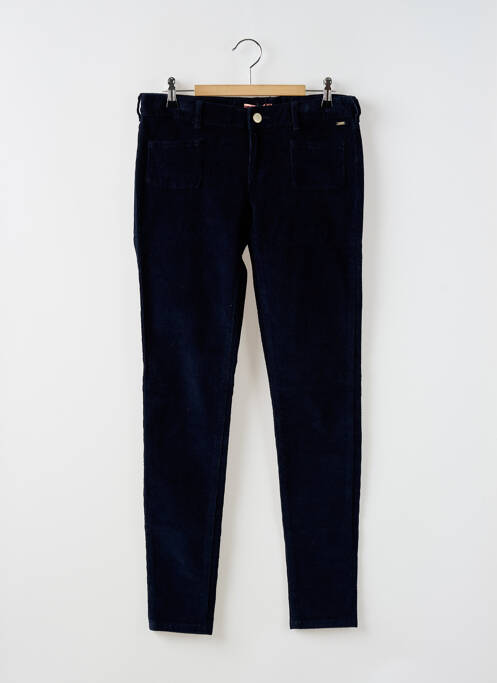 Pantalon slim albastru SCOTCH & SODA fată