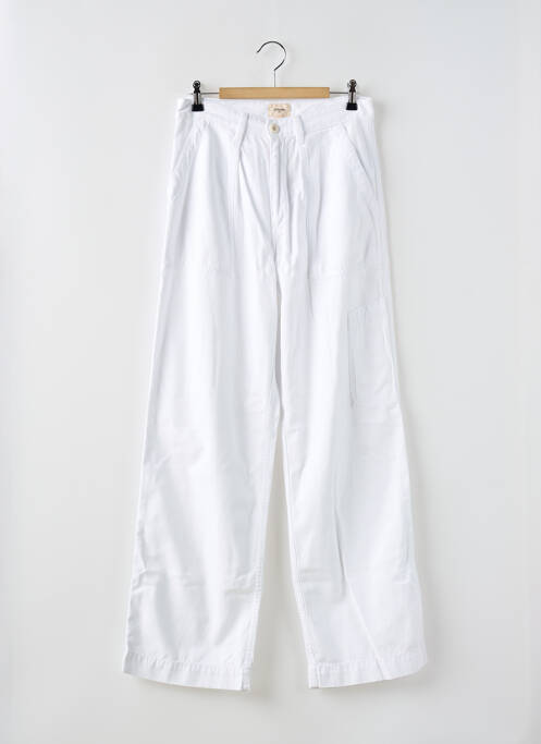 Pantalon evazat alb BELLEROSE femeie