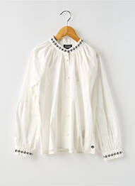 Cămașă țesătură poplin mâneci lungi bej SCOTCH & SODA fille